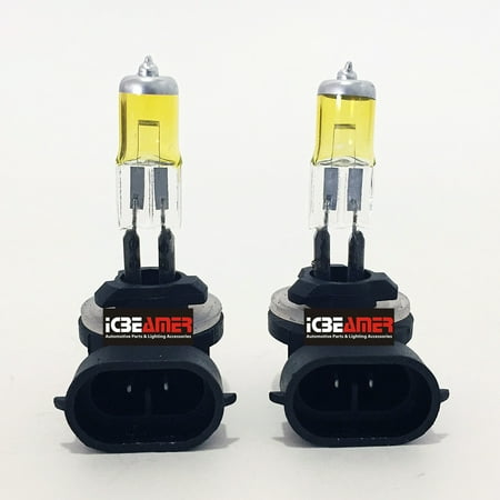 ICBEAMER 881 862 886 889 894 896 898 12V 37.5W Direct Replacement Fit Fog Light Auto Halogen Bulbs Lamp [Color: