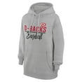 thumbnail image 2 of Women's G-III 4Her by Carl Banks  Heather Gray Arizona Diamondbacks Team Fleece Pullover Hoodie, 2 of 3