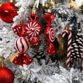 thumbnail image 5 of 36 Piezas de Bolas de Navidad para Colgar en el Árbol de Navidad, Colgantes con Forma , Esferas Navideñas de Color Azul Oscuro, 5 of 5