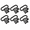 1 inch, variant on IULAVP Sling Swivels 1 Inch Quick Release Metal Rifle Sling Swivels, Two Point Sling Swivel Mounts for Rifle Strap Outdoor Hunting Accessories (6 PCS)