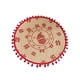 thumbnail image 2 of Manteles Individuales Navideños Redondos Tejidos | Diseño de Reno con Copos de Nieve Rojos y Multicolor | Manteles Resistentes Al Calor | Protectores de Mesa de Nailon para Fiestas | para Fiestas En, 2 of 6