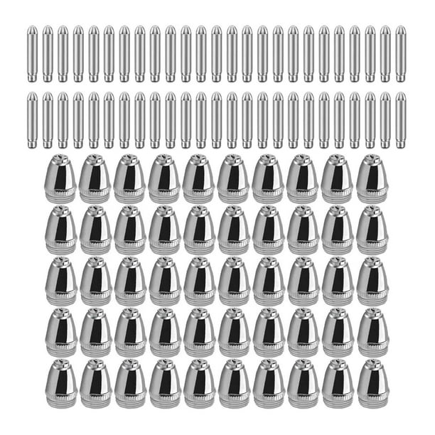 Boquillas de antorcha de corte Wsd60 Macarena Repuestos 100PCS Cobre Galvanizado Juegos de cortadores de plasma