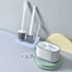 thumbnail image 5 of Cepillo del retrete, sistema flexible del depurador de la taza del retrete del cuarto de baño del silicón, pared y red flu, 5 of 5