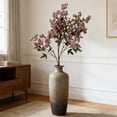 thumbnail image 3 of Artificial Gray Purple Berry Branches Realistic Fall Floral Stems, Berry Clusters for Vase Arrangements, Wedding Bouquets, Thanksgiving Centerpieces & Farmhouse Fireplace Mantel Decor Use, 3 of 6