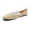 thumbnail image 5 of Charles Albert Women's Breathable Crochet Lace Ballet Flat Ivory Size 11, 5 of 6
