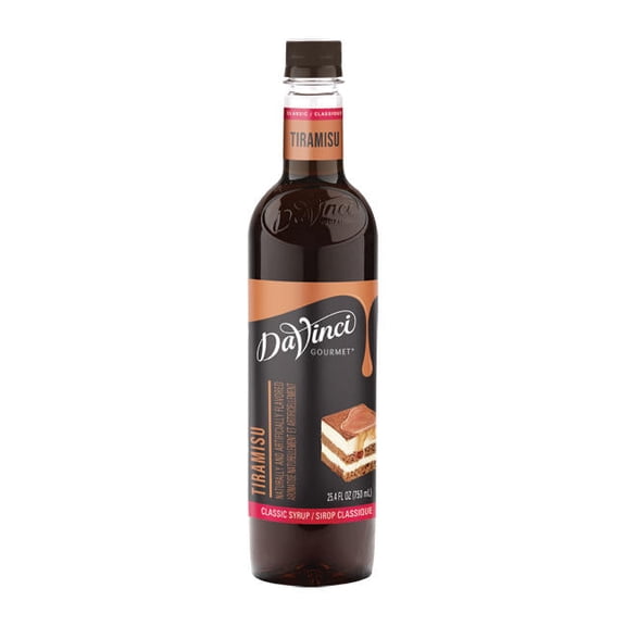 DaVinci Gourmet Classic Tiramisu Syrup PET cs 4/750 ml