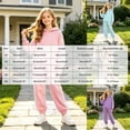 thumbnail image 4 of OYXSER Girls 2 Piece Plaid Lounge Set Cropped Hoodie and Sweatpants Jogger Pants Activewear Outfit, Purple 5-6Y, 4 of 9