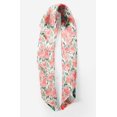 thumbnail image 2 of Bimba White Ranunculus Tango Floral Pure Silk Printed Scarf Dupatta Head Neck Wrap Bandanas For Women 40 x 80 Inches, 2 of 6