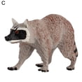 thumbnail image 2 of Neinkie Modèle Animal Simulé Détaillé PVC Forêt Modèle Raccoon pour Enfants, 2 of 9