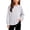 White, variant on Grblisyd Girls Crewneck Sweatshirts Kids Fashion Loose Drop Shoulder Pullover Basic Long Sleeve Fall Winter Clothes