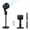 Black, variant on ELLEGNT Bedroom Pedestal Fan, Quiet Standing Air Circulator for Home Office with 70° Oscillation, 90° Tilt, 3 Adjustable Heights, 8 Speeds, 12H Timer & Remote Control, Compact Tabletop Fan, Black