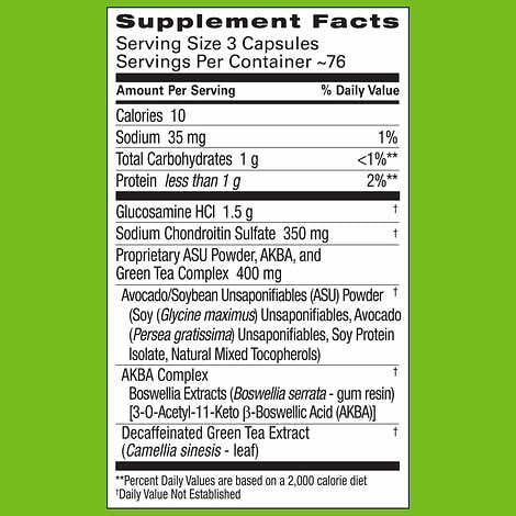 Nutramax Cosamin ASU Joint Health Supplement with Glucosamine, Chondroitin & ASU for Men’s & Women's Joint Health, 230 Capsules