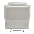 thumbnail image 6 of Lexicon Laconia Leather Reclining Chair in Silver, 6 of 8