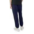 thumbnail image 3 of Fruit of the Loom Men's EverSoft Fleece Elastic Bottom Sweatpants, 2 Pack, 3 of 8