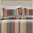 thumbnail image 3 of Greenland Home Fashions Katy Boho Stripe 100% Cotton Quilted Pillow Sham, Standard, 3 of 7