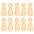 thumbnail image 2 of Juguetes de madera muñecas de madera vívidas duras y suaves de madera natural para bebés para trabajos hechos a mano ANGGREK Otros, 2 of 8