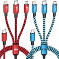 thumbnail image 1 of Cable de carga múltiple Firsting 3 en 1, 100 W, 150 cm, rápido, 1 of 7