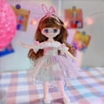 thumbnail image 2 of Muñeca de Anime de 23cm para niñas, muñeco de cara de dibujos animados Bjd con ropa, regalo de cumpleaños, novedad, 1/7, 2 of 5