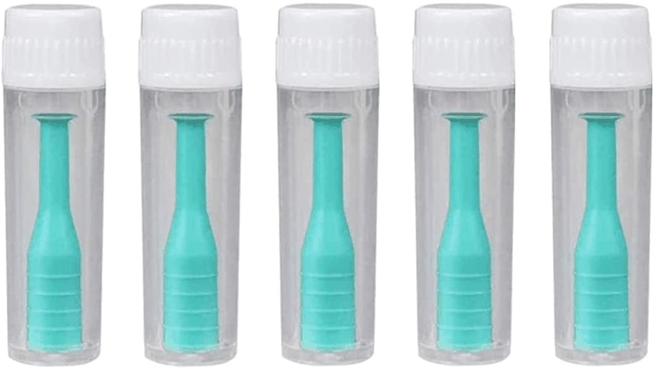 5 pcs Hard Contact Lens Remover Plunger for Soft Hard Lenses
