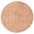 thumbnail image 2 of Safavieh Easy Care Edythe Solid Machine Washable Area Rug, Orange, 5' x 5' Round, 2 of 7