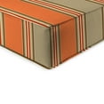 thumbnail image 4 of Jordan Manufacturing Sunbrella 46.5" x 24" Passage Poppy Multicolor Stripe Rectangular Outdoor Deep Seat Chair Cushion Set with Welt, 4 of 11