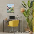 thumbnail image 3 of Stupell Industries Contemporary Tropical Mountain Landscape Brown Floating Frame Canvas Art, 17 x 21, by The Prints Vibe, 3 of 8