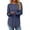 Navy, variant on Fantaslook Long Sleeve Shirts for Women Casual Tunic Tops Dressy Crew Neck Pullover Fall Lightweight Sweaters for Women