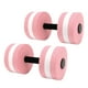 thumbnail image 5 of 2 mancuernas flotantes de espuma EVA para ejercicios de yoga, herramienta de fitness para hombres, mujeres y niños, color rosa, 5 of 15