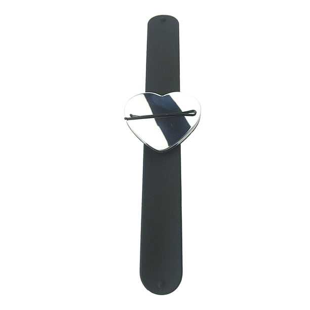 Vogacara Brazalete magnético, diseño práctico, alfiletero de costura, pinzas para el pelo delicadas, muñequera, accesorio de peluquería profesional Cuidado del cabello negro Vogacara CE011937-05B