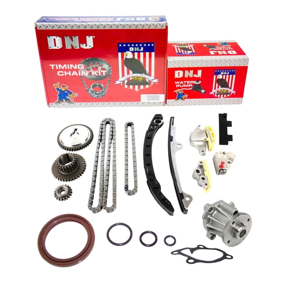 DNJ TK642WP Timing Chain Kit with Water Pump Fits Cars & Trucks 05-17 Nissan 2.5L L4 DOHC 16V