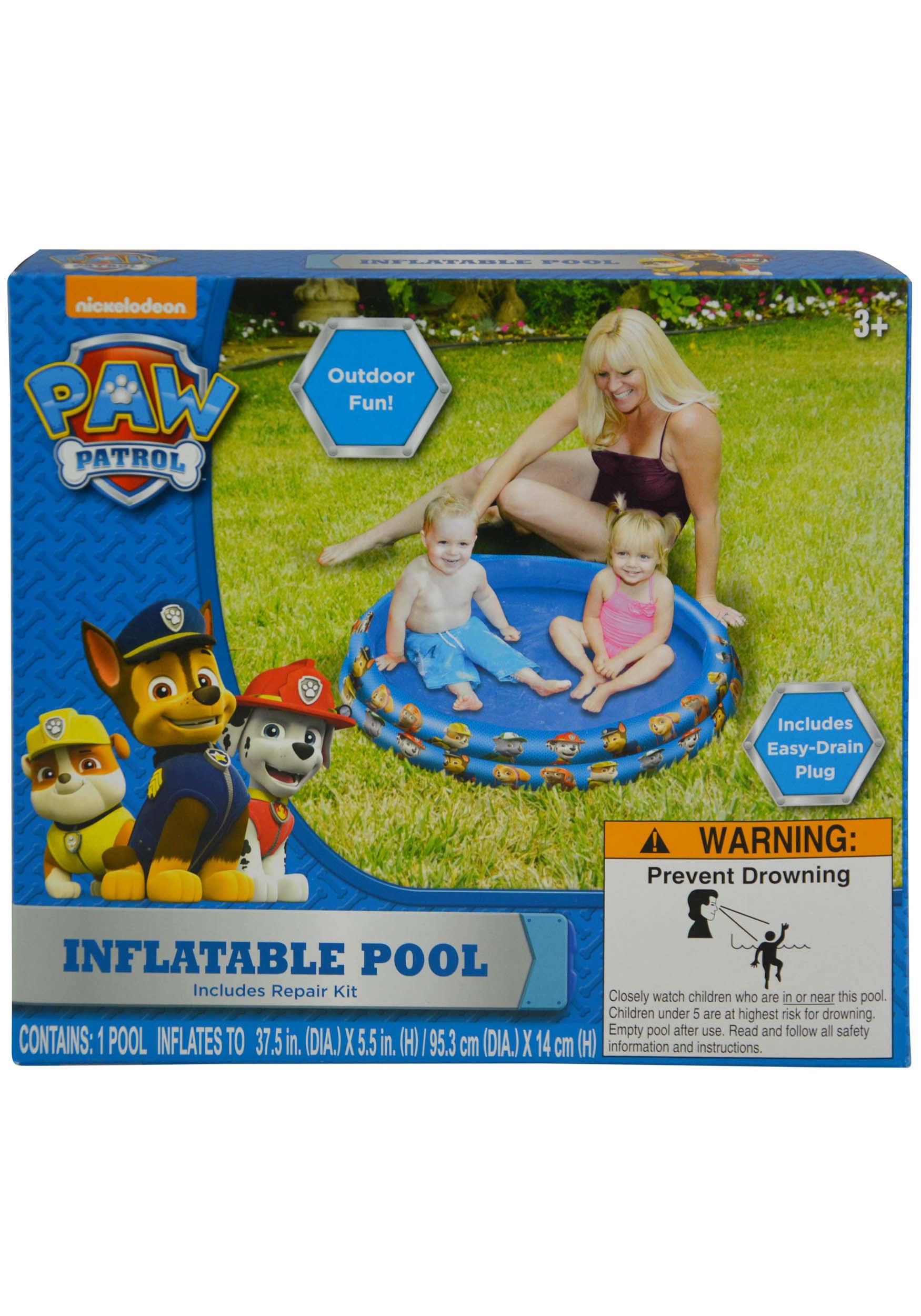 Patrol 2 Ring Inflatable Pool Box - Walmart.com