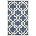 thumbnail image 1 of Safavieh Cambridge 5' X 8' Hand Tufted Wool Rug in Navy and Ivory, 1 of 3