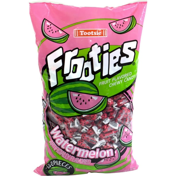Tootsie Frooties, Watermelon Fruit Flavored Chewy Candy, 360 Ct