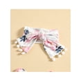 thumbnail image 4 of Licupiee Infant Newborn Baby Girls Cow/Floral Sleep Gown Headband Sleepwear Romper Sleeping Bags Outfits 0-3M, 4 of 7