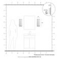 thumbnail image 2 of 45231-92 Livex Lighting Brenton - 2 Light ADA Wall Sconce-15 Inches Tall and 6 Inches Wide-English Bronze Finish, 2 of 19