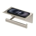 thumbnail image 3 of Gatco 1422SN Elevate Wall Mounted Euro Toilet Paper Holder - Nickel, 3 of 4