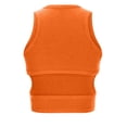 thumbnail image 5 of AherBiu Going out Tops for Women Ribbed Knit Sleeveless Hollow Back Cropped Top Tees Cute T Shirts, 5 of 6
