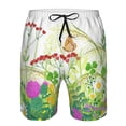 thumbnail image 4 of Naloa Plants and Insects Men's Beach Shorts, Surfing shorts, Swim trunks, Quick Dry Swim Trunks for Surfing Beach Fun - 3X-Large, 4 of 9