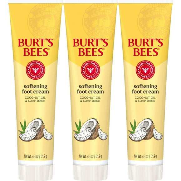 Foot Cream Burt's Bees Softening w/ Coconut Oil 125mL (3-Pack)