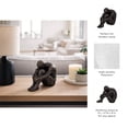 thumbnail image 5 of Modern Seated Figure Sculpture for Home Decor - Decorative Figurine Statue for Office, Bathroom, and Living Room Decor - Ornament for Shelf and Tabletop Accent - 8", Bronze & Copper, 5 of 13
