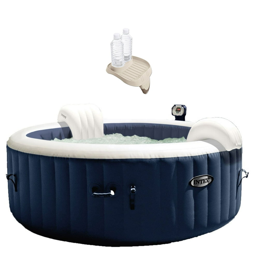 Intex PureSpa 4 Person Inflatable Portable Round Hot Tub