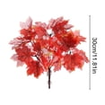 thumbnail image 3 of Gqtwoy Thanksgiving Simulated Maple Leaf Flower Arrangement, Artificial Leaves Bouquet, Home Decoration for Halloween and Autumn, Realistic Fall Decor, Perfect for Indoor and Outdoor Use, 3 of 6
