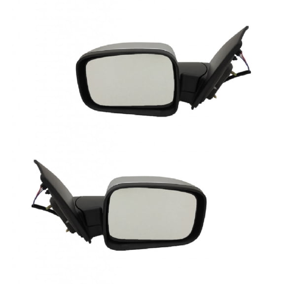 For Chevy HHR Door Mirror 2006 07 08 09 10 2011 Pair Driver and Passenger Side Chrome Power Non-Heated GM1320369