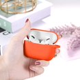 thumbnail image 2 of Compatible with AirPods Pro Case Cover[Front LED Visible] Soft Silicone Protective Cases Cover Skin Designed for AirPod Pro Charging Case, Women Men, with Keychain (Orange), 2 of 5