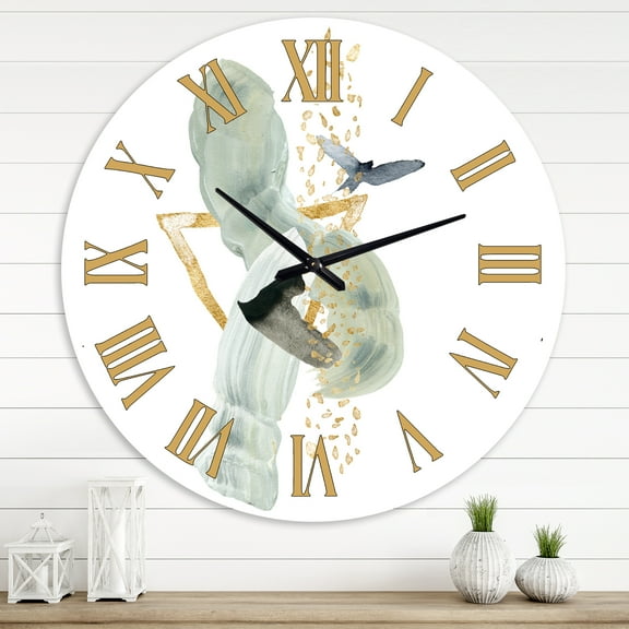 Designart 1 in Quartz Modern/Contemporary Wall Clock