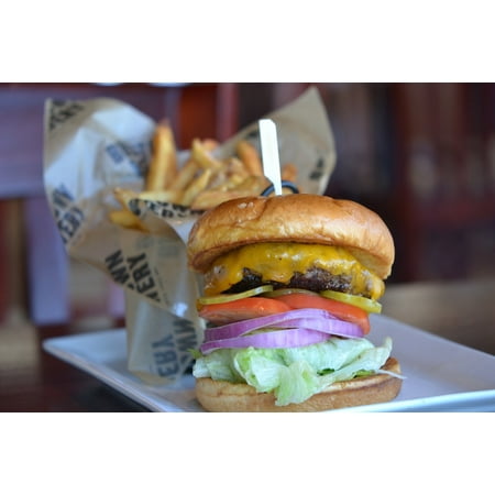 canvas print hamburgers gourmet