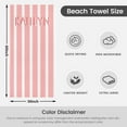 thumbnail image 4 of Personalized Beach Towel for Kids - Custom Beach Towel with Name- Soft Swimming Towel, Customized Bath/Pool/Beach Towel for Boys Girls, 4 of 8