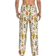 thumbnail image 3 of Goofa Animals Forest Printed Soft Pajama Pants for Men, Wide Leg Comfy Casual Lounge Yoga Pants-Medium, 3 of 9