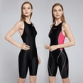 thumbnail image 1 of Traje de baño femenino de competición de piel de tiburón Traje de baño de tejido impermeable de baja resistencia al agua Traje de baño de cuerpo completo, 1 of 1