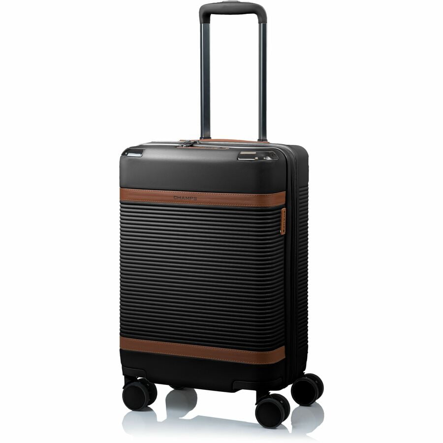 CHAMPS Vintage III Collection, 3-piece Hardside Luggage set, Black
